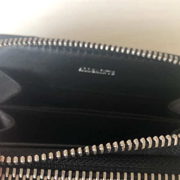 All Saints Kim Genuine Calf Hair/Leather Cardholder (NWT) - Picture 9 of 11